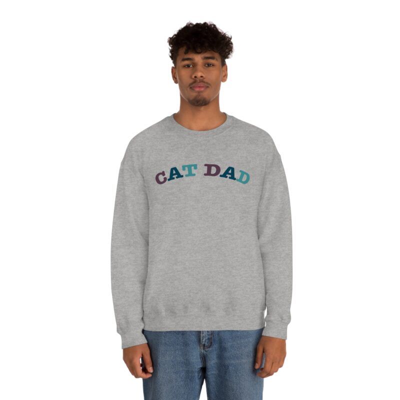 Cat dad sweatshirt - Best Cat Dad heavy crewneck unisex sweater