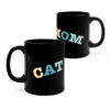 Cat Mom Black Mug 15oz - 11oz Personalized Mug for Cat Mom