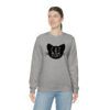 Cat Mom Head sweatshirt - Cat Mom heavy crewneck unisex sweater