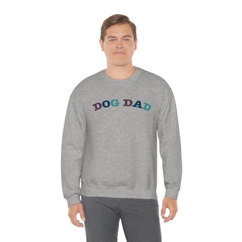 Dog dad sweatshirt - Best Dog Dad heavy crewneck unisex sweater