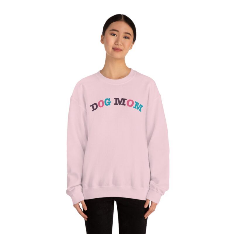 Dog Mom sweatshirt - Best Dog Mom heavy crewneck unisex sweater