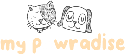 My Pawradise - Custom Pet Portrait - Personalised digital drawing