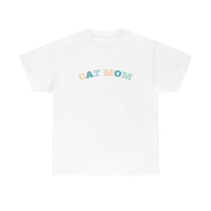 Cat Mom T-shirt - Pet lover tee shirt - Cat Mommy Shirt - Cat lover perfect gift.